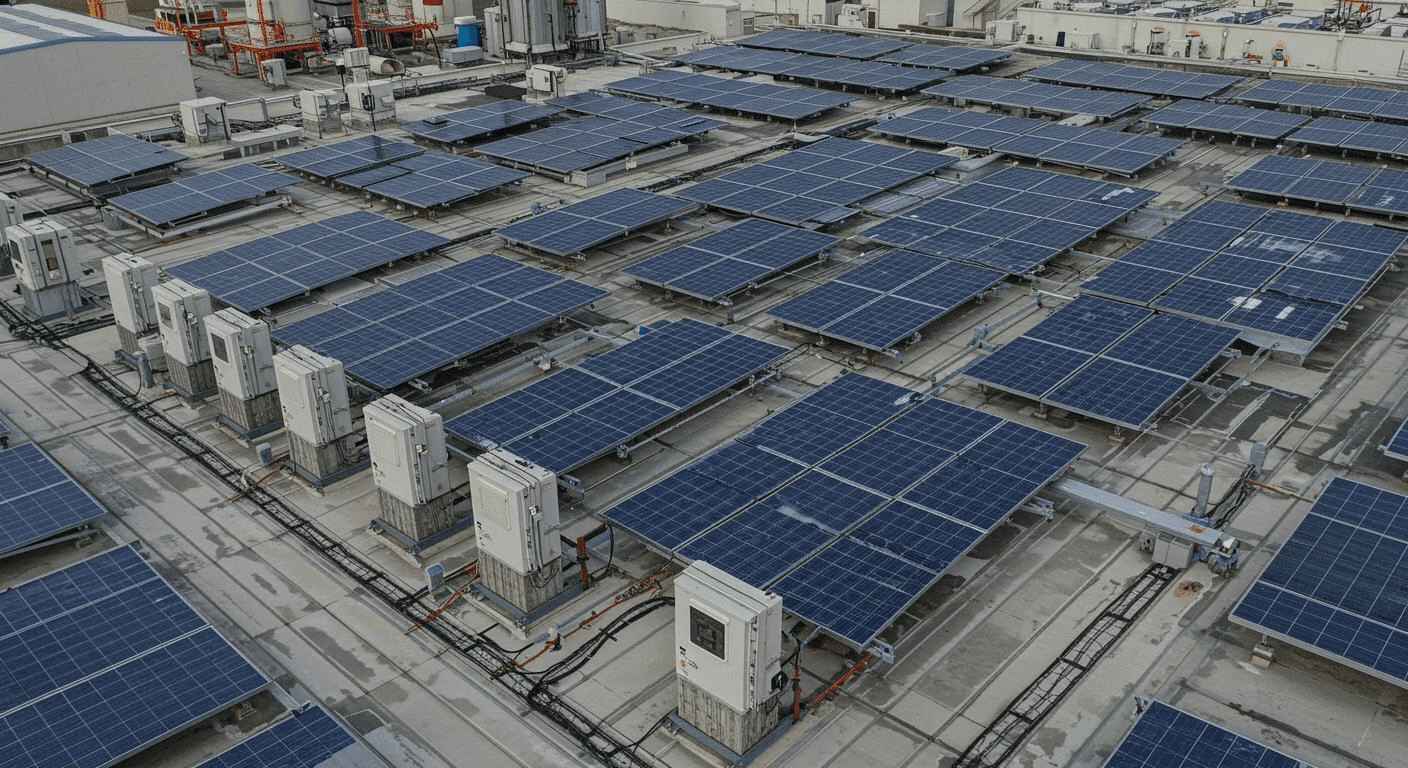 120 kWp solar installation in Nellore, Andhra Pradesh